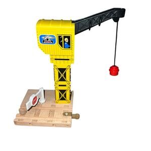Thomas & Friends Wooden Railway Train Tank Engine Yellow adjustable Crane